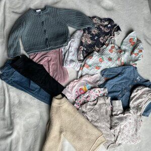 ZARA & NEWBIE & H&M Baby Girl Clothes Bundle Newborn - 12 months